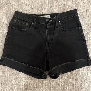 Madewell High Rise Denim Shorts
